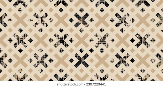 Seamless abstract geometric pattern. Vector Illustration.