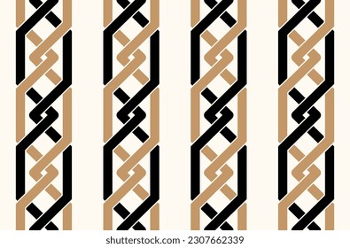 Seamless abstract geometric pattern. Vector Illustration.