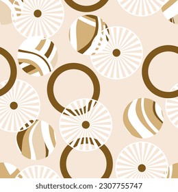 Seamless abstract geometric pattern. Vector Illustration.