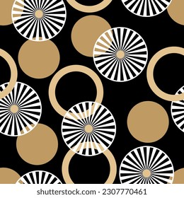 Seamless abstract geometric pattern. Vector Illustration.