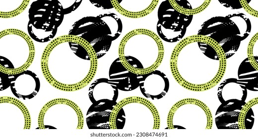 Seamless abstract geometric pattern. Vector Illustration