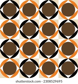Seamless abstract geometric pattern. Vector Illustration