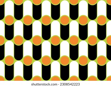Seamless abstract geometric pattern. Vector Illustration