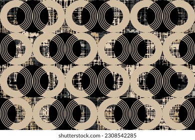 Seamless abstract geometric pattern. Vector Illustration