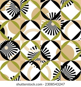 Seamless abstract geometric pattern. Vector Illustration
