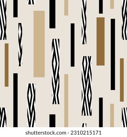 Seamless abstract geometric pattern. Vector Illustration