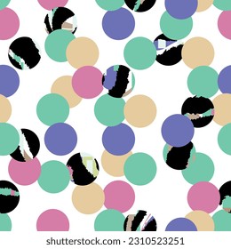 Seamless abstract geometric pattern. Vector Illustration