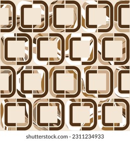 Seamless abstract geometric pattern. Vector Illustration