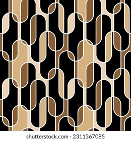 Seamless abstract geometric pattern. Vector Illustration