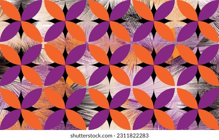 Seamless abstract geometric pattern. Vector Illustration