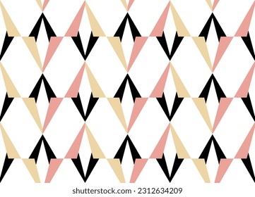 Seamless abstract geometric pattern. Vector Illustration