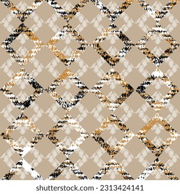 Seamless abstract geometric pattern. Vector Illustration