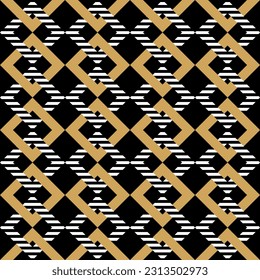 Seamless abstract geometric pattern. Vector Illustration