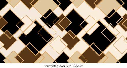 Seamless abstract geometric pattern. Vector Illustration