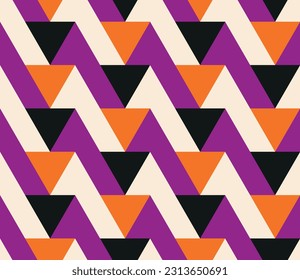 Seamless abstract geometric pattern. Vector Illustration