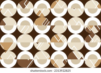 Seamless abstract geometric pattern. Vector Illustration