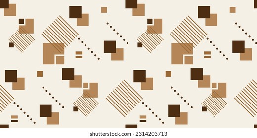 Seamless abstract geometric pattern. Vector Illustration