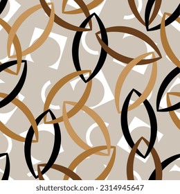 Seamless abstract geometric pattern. Vector Illustration