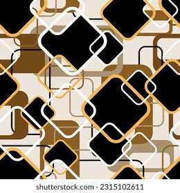 Seamless abstract geometric pattern. Vector Illustration