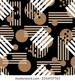 Seamless abstract geometric pattern. Vector Illustration