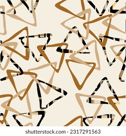Seamless abstract geometric pattern. Vector Illustration