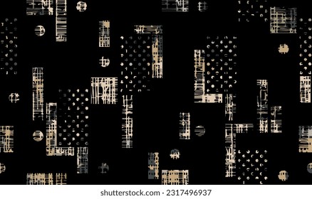Seamless abstract geometric pattern. Vector Illustration