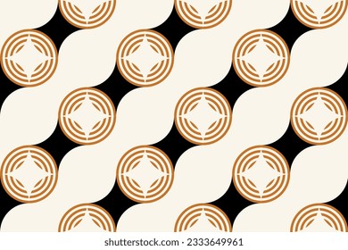 Seamless abstract geometric pattern. Vector Illustration