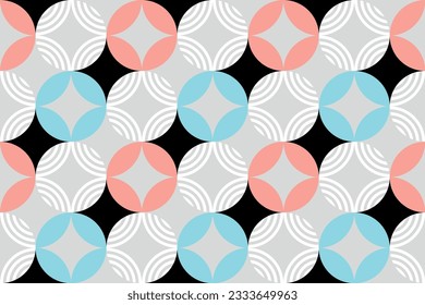 Seamless abstract geometric pattern. Vector Illustration