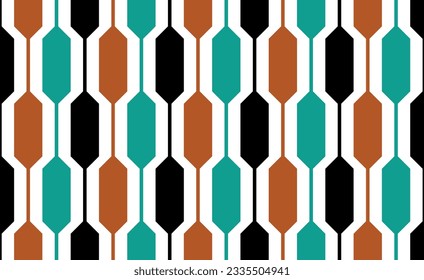Seamless abstract geometric pattern. Vector Illustration