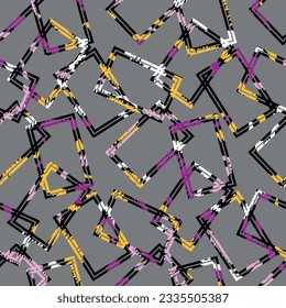 Seamless abstract geometric pattern. Vector Illustration