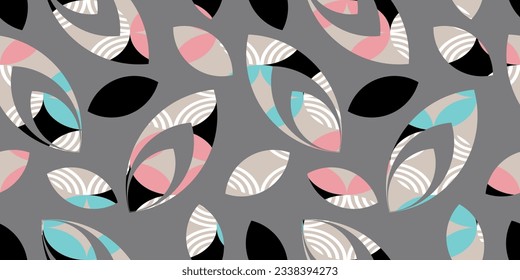 Seamless abstract geometric pattern. Vector Illustration