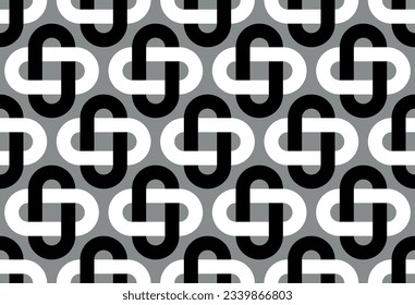 Seamless abstract geometric pattern. Vector Illustration