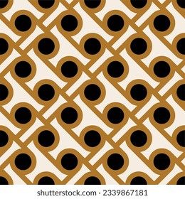 Seamless abstract geometric pattern. Vector Illustration