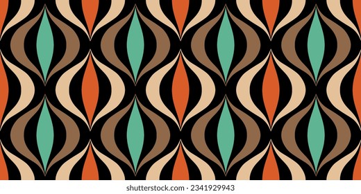 Seamless abstract geometric pattern. Vector Illustration