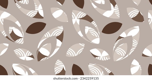 Seamless abstract geometric pattern. Vector Illustration