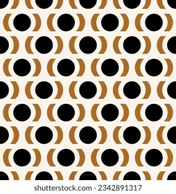 Seamless abstract geometric pattern. Vector Illustration