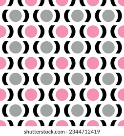 Seamless abstract geometric pattern. Vector Illustration