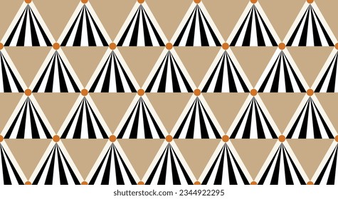 Seamless abstract geometric pattern. Vector Illustration