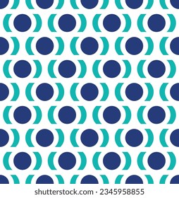 Seamless abstract geometric pattern. Vector Illustration