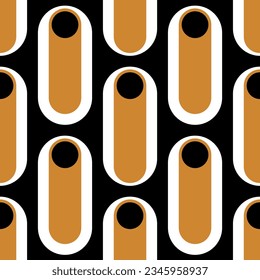 Seamless abstract geometric pattern. Vector Illustration