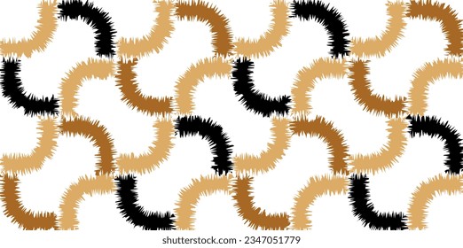 Seamless abstract geometric pattern. Vector Illustration