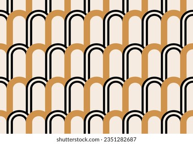Seamless abstract geometric pattern. Vector Illustration