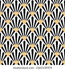 Seamless abstract geometric pattern. Vector Illustration