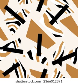 Seamless abstract geometric pattern. Vector Illustration