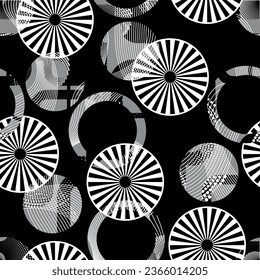 Seamless abstract geometric pattern. Vector Illustration