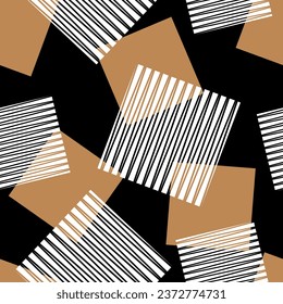 Seamless abstract  geometric pattern. Vector Illustration