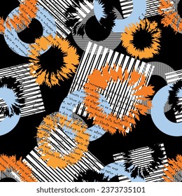 Seamless abstract  geometric pattern. Vector Illustration