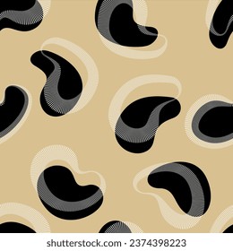 Seamless abstract geometric pattern. Vector Illustration