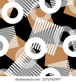 Seamless abstract  geometric pattern. Vector Illustration