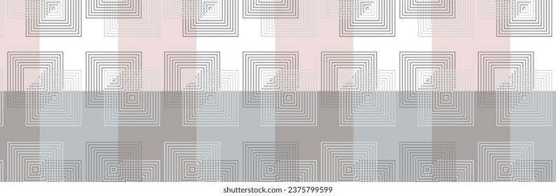 Seamless abstract geometric pattern vector
